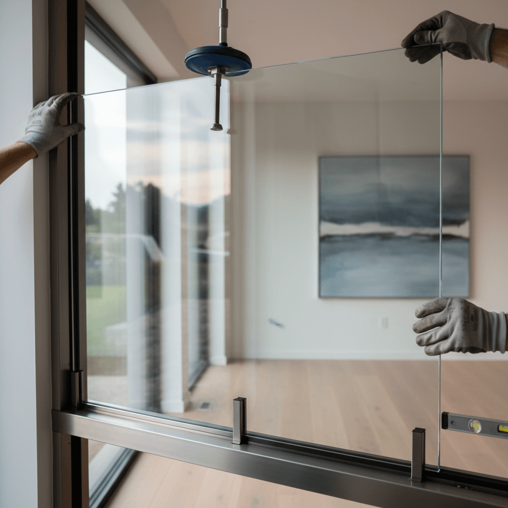 Tempered glass installation process