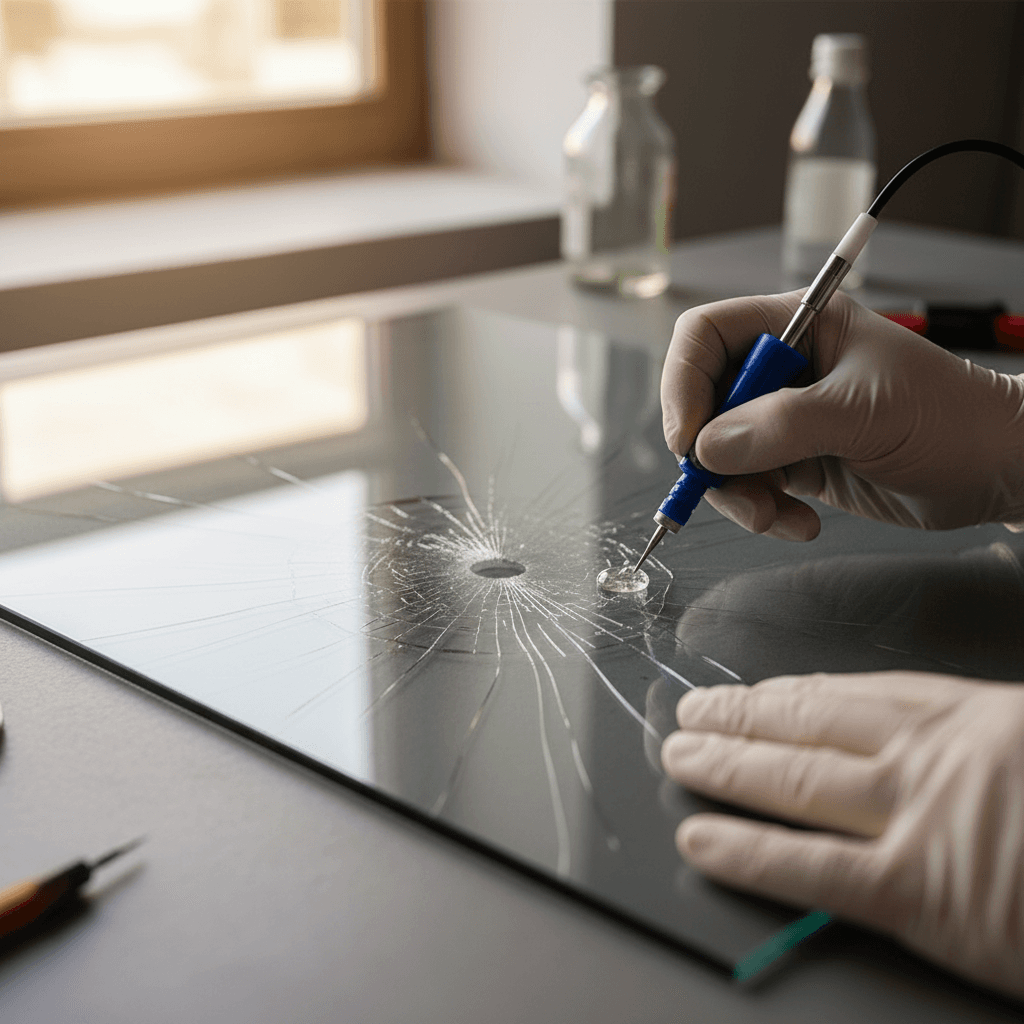 Professional glass repair service